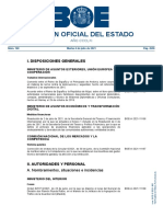 Boletín Oficial del Estado del 6 de julio de 2021 con nombramientos y convocatorias