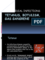 Tetanus, Botulisn, Gas Gangrene