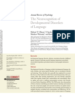 Ullman 2020. Neurocognition of Developmental Language Disorders