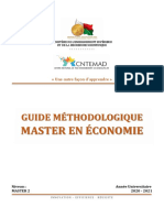 Guide de Redaction M2 Economie CNTEMAD