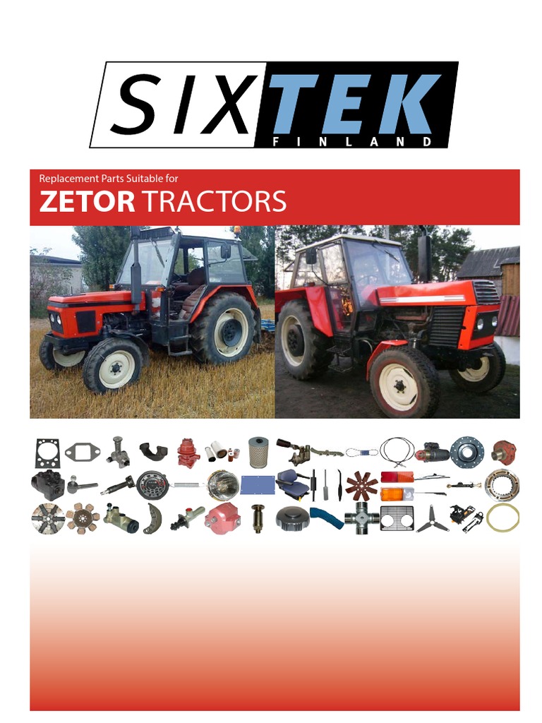 ZETOR TRACTORS. Replacement Parts Suitable For PDF Axle Tractor