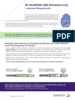 Schulungsmaterial Toujeo Patienteninformation