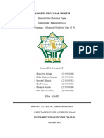 Makalah Kelompok 10 ANALISIS PROPOSAL SKRIPSI