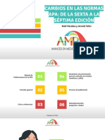 Cambios en Las Normas APA - de La Sexta A La Séptima Edición