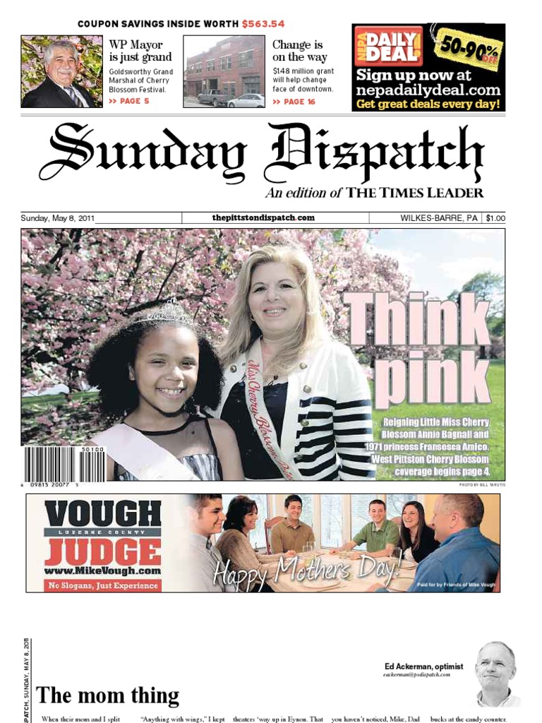 The Pittston Dispatch 05-08-2011 PDF Wilkes Barre Heart