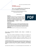 Neoliberalismo e As Recodificações Do Desejo em Favor Do Trabalho Pós-Fordista