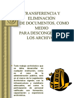 Clase Selección - Normas-Transferencia y Eliminacion de Documentos