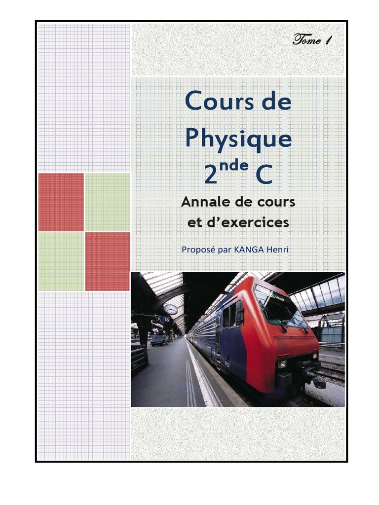 Cours de Physique-Chimie 2nde C PDF | PDF | Obliger | Poids