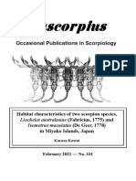 Habitat Characteristics of Two Scorpion Species - em - Liocheles Au