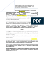 Acta de Asamblea de Intencion de Transformacion de Una s.a. a e.i.r.l.