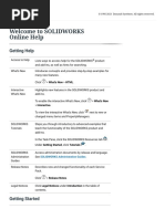 2021 SolidWorks - Welcome to SOLIDWORKS Online Help