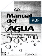 Manual Del Agua, Tomo III-NALCO