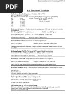 RT Equations Handout: VA (VT-VD) F Normal Is 4-6 L/min