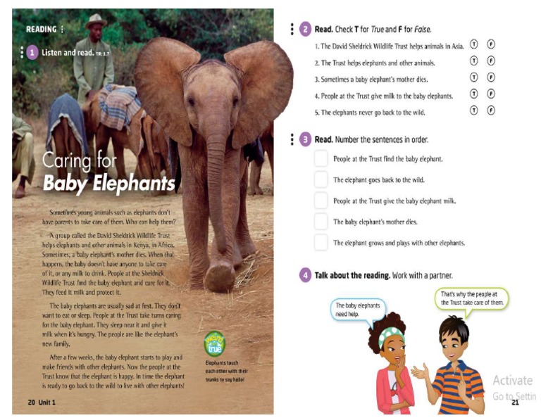 Our World 3 - Unit 1 - Reading (SB) | PDF