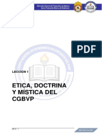 MP - Lección 01 - Ética, Doctrina y Mística - MP - 2021 2