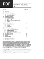 Parallel Computing MCSE011