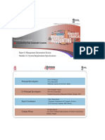 Paper 6: Management Information System Module 24: System Requirements Specifications