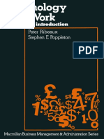 (Macmillan Business Management and Administration Series) Peter Ribeaux, Stephen E. Poppleton (Auth.) - Psychology and Work_ an Introduction-Macmillan Education UK (1978)1