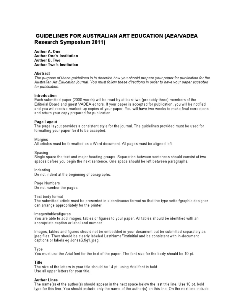 Featured image of post Australian Art Education Journal / Ajet is open access, double blind peer reviewed.