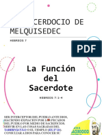 El Sacerdocio de Melquisedec