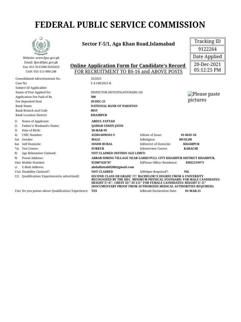 FIA Inspector Eligibility and Requirements | PDF | Test (Assessment)