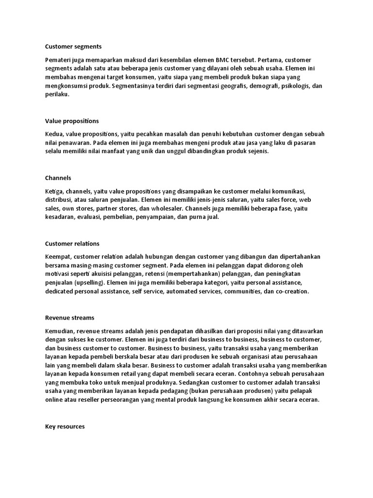 Penjelasan BMC | PDF