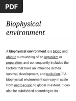 Biophysical Environment - Wikipedia