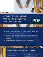Contract Documents, Working Drawings and Specifications