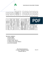 RSM_Resume Discussion Preventive Maintenance