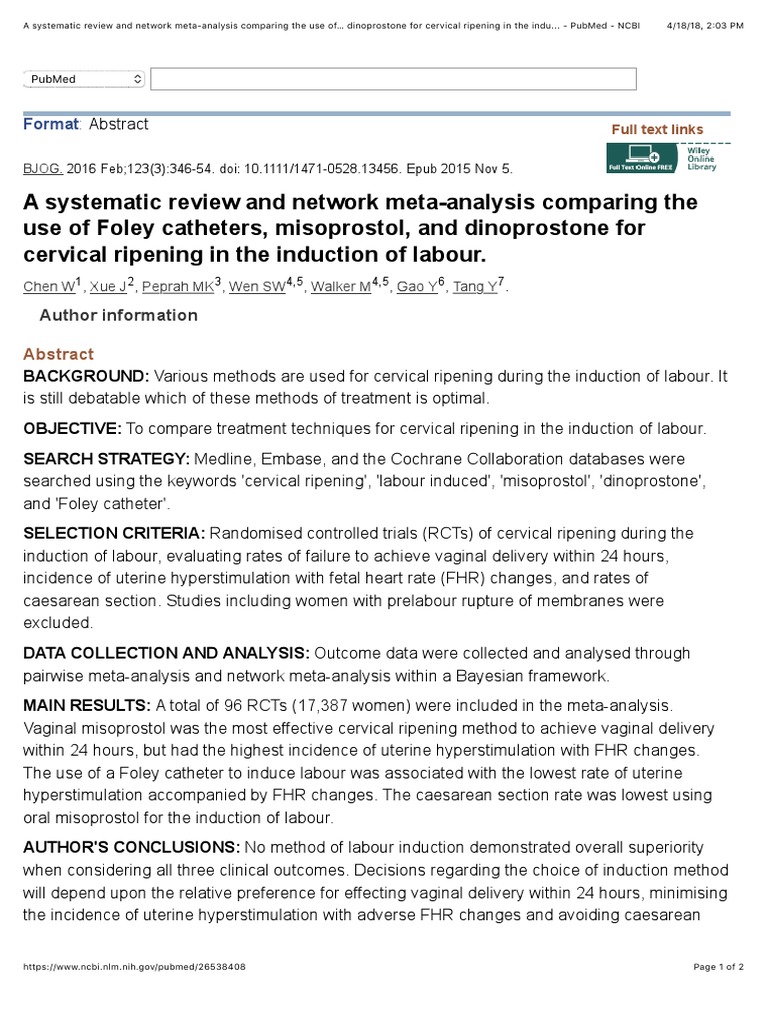 Contoh Abstract Yang Systematic Review a Systematic Review and Network ...