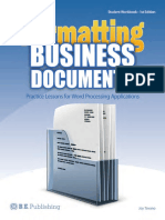 Formatting Business Docs Look Inside Preview