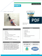 SP-100 Stain-Free Grout: Technical Data Sheet
