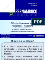 A estrutura geológica do Brasil e sua relação com a formação do relevo
