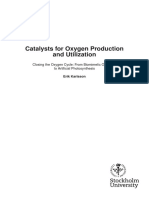 Catalysts For Oxygen Production and Utilization