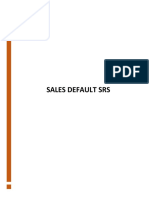 Sales Default Srs