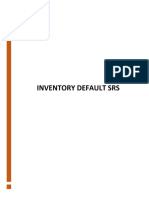 Inventory Default Srs