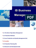 IB Business Management