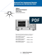 Advanced Test Equipment Rentals: Agilent RF Network Analyzers PNA Series
