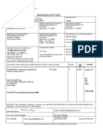 Proforma Invoice Example 1