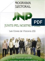 Programa JNP 2011 Castellano