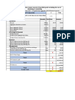 Volume of Concrete: 1:2.76:2/33 (1 Cement: 2.76 Coarse Sand: 2.33 Graded Stone Aggregate) (M-20 Grade of Concrete)