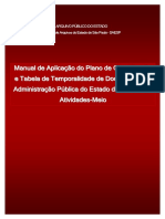 Manual de Aplicacao Do Plano de Classificacao e Tabela de Temporalidade Da Administracao Publica Do Estado de Sao Paulo Atividades Mei
