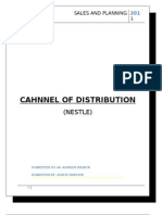 Cahnnel of Distribution: (Nestle)