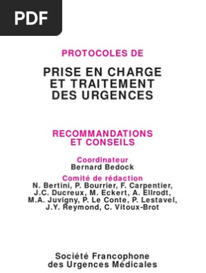 Pro Toc Oles De Prise En Charge Et De Traitement Des - 