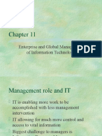 Chapter 11 Enterprise and Global Management of Information Technology