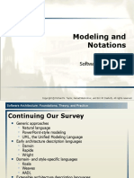 Modeling and Notations: Software Architecture