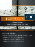 Fungsi Linier