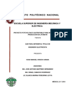 Proyecto Fotovoltaico Sustentable para Invernadero de Producción de Jitomate