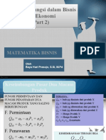 Penerapan Fungsi Dalam Bisnis Dan Ekonomi Part 02