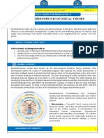 Bronfenbrenner'S Ecological Theory: Study Guide For Module No. 9